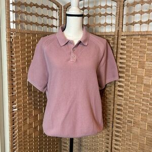 Reiss Women's Pink Polo Shirt